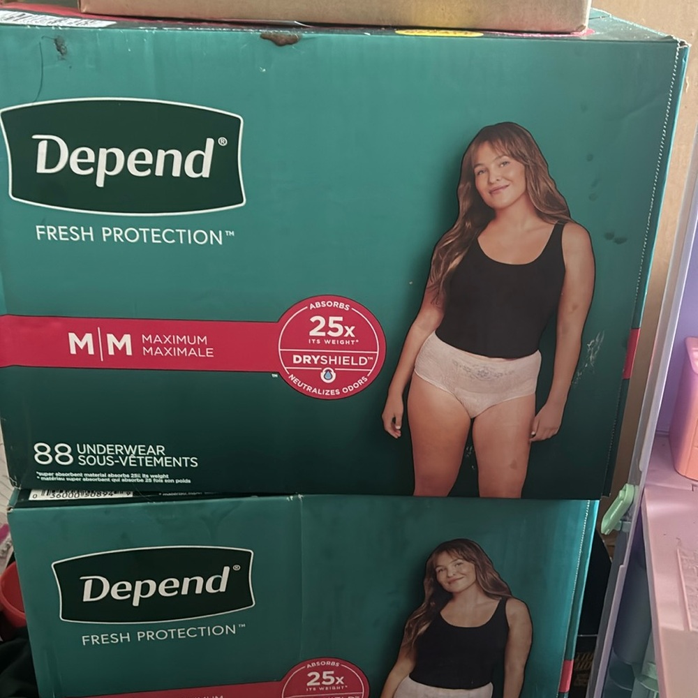 Brand new Depend women underwear